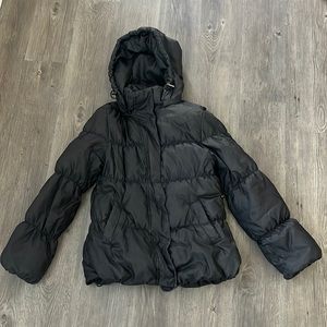 Women’s Gap black puffer coat down XS